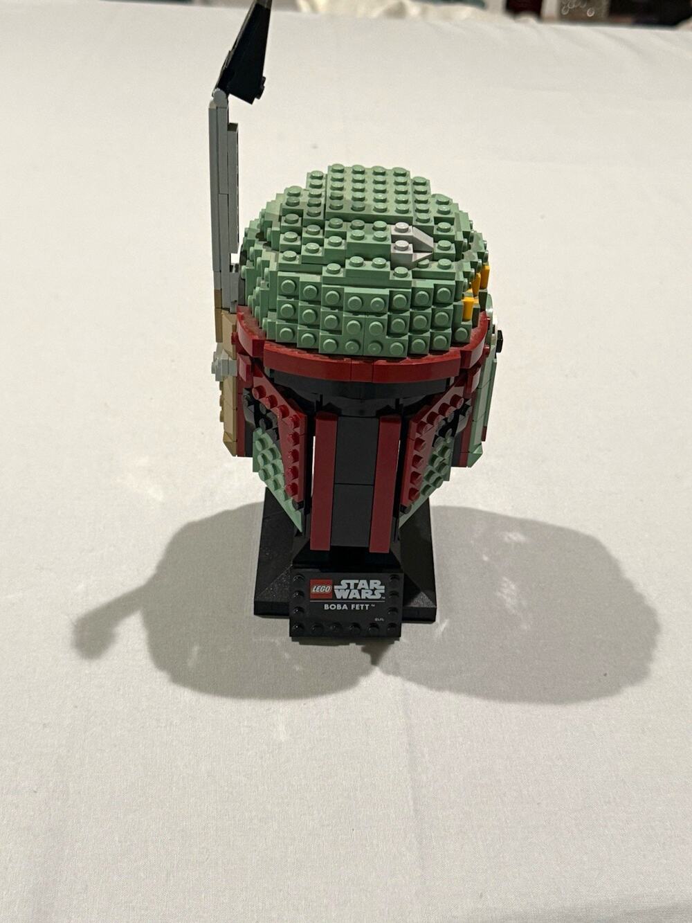 LEGO Star Wars Boba Fett Helmet 75277 Complete Set 625 pcs Stand+Plate